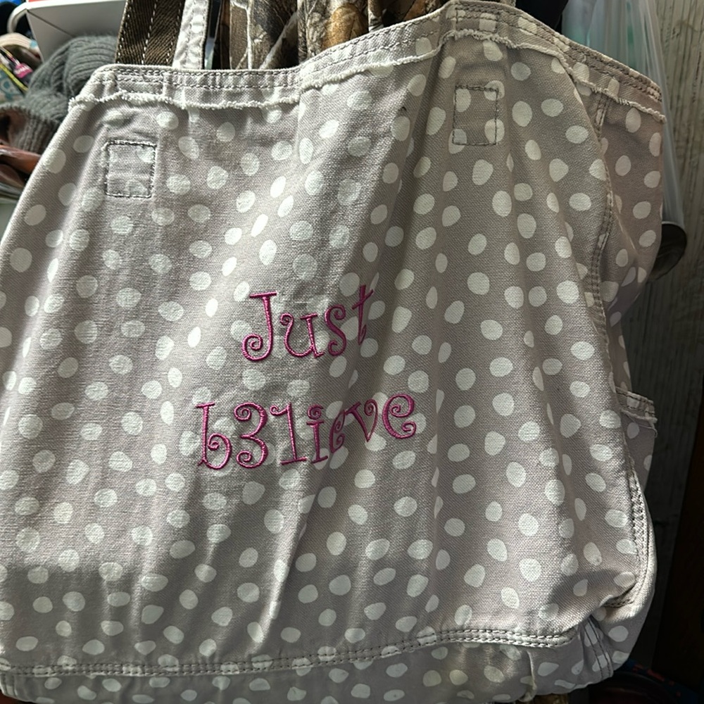 Thirty one retro metro bag that has just believe on front